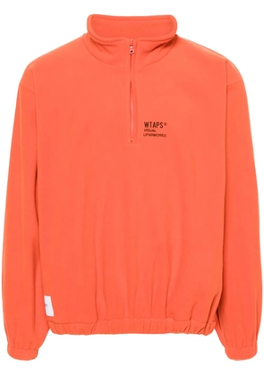 WTAPS Depst polar-fleece sweatshirt - Orange