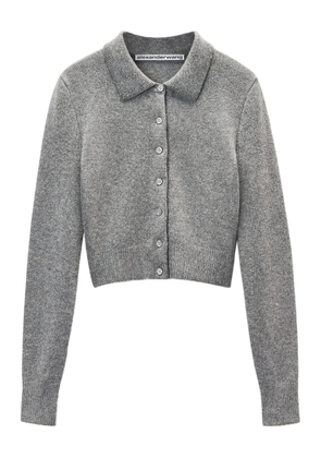 Alexander Wang embellished cardigan - Grey