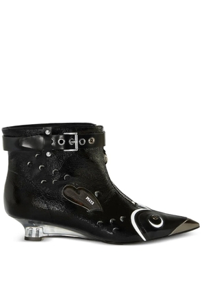 PUCCI Puccing 20mm biker boots - Black