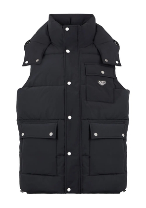 Philipp Plein hooded-puffer gilet - Black