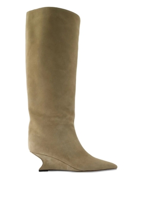 Paris Texas 50mm Nina pointed-toe boots - Neutrals