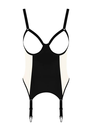 Maison Close Pure Tentation cut-out bodysuit - Black