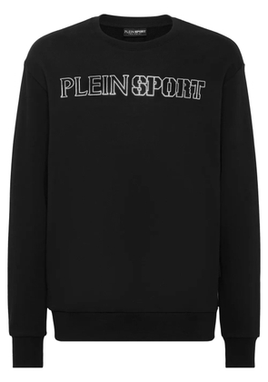 Plein Sport Tiger logo-print sweatshirt - Black
