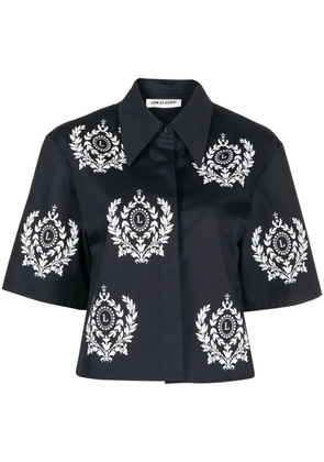 Low Classic graphic-print short-sleeve shirt - Blue
