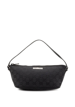 Gucci Pre-Owned 2000-2015 GG Canvas Boat shoulder bag - Black
