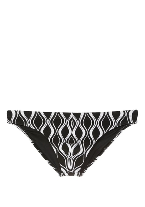 Amir Slama graphic-print swimming trunks - Black