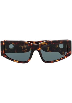 Linda Farrow Senna tortoiseshell-effect sunglasses - Brown
