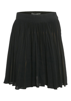 Dolce & Gabbana Pre-Owned pleated mini skirt - Black