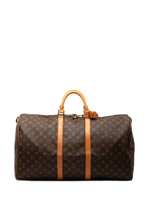 Louis Vuitton Pre-Owned 1990 Monogram Keepall 55 travel bag - Brown