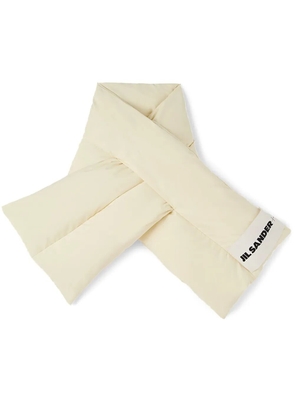Jil Sander padded down scarf - Neutrals