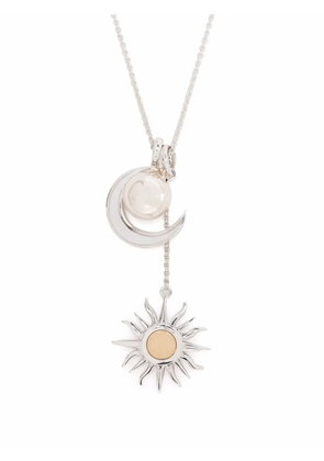 Dinny Hall 9kt yellow gold and sterling silver My World Celestial Edit necklace
