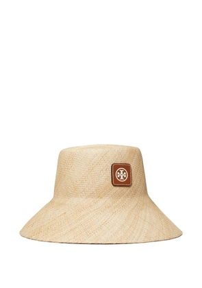 Tory Burch straw bucket hat - Neutrals