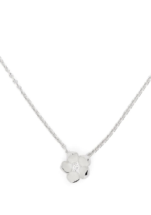 Shaun Leane Cherry Blossom diamond pendant necklace - Silver