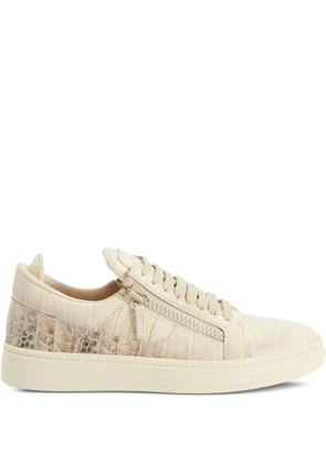 Giuseppe Zanotti GZ94 double-zip low-top sneakers - Neutrals