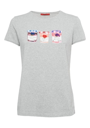 Carolina Herrera Vintage grey print T-shirt