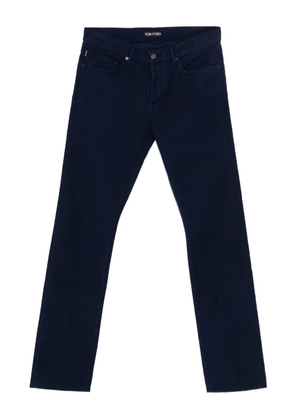 TOM FORD button-fastening trousers - Blue