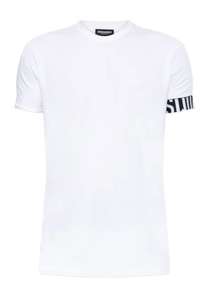 DSQUARED2 logo-band short-sleeve T-shirt - White