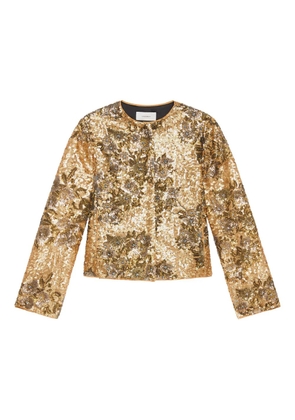 MALIPARMI sequin-embellished jacket - Gold