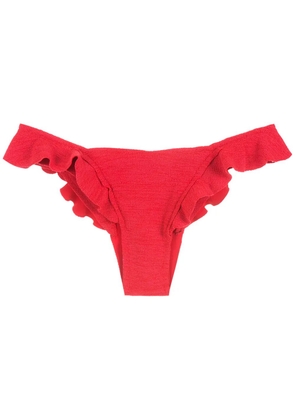 Clube Bossa Winni ruffled bikini bottoms - Red