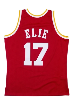 Mitchell & Ness Houston Rockets Mario Elie 1993 Hardwood Classics Swingman Jersey. - Red