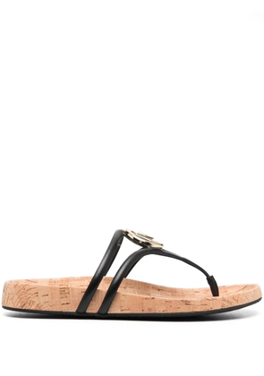 Michael Michael Kors Hampton flip flop sandals - Black