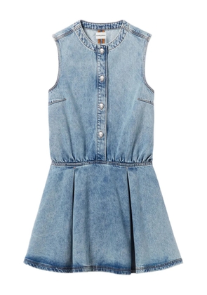 Claudie Pierlot buttoned denim day dress - Blue