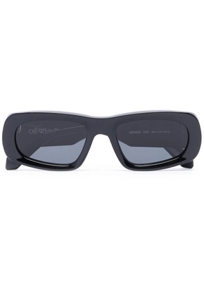 Off-White Eyewear Austin logo-print sunglasses - Black