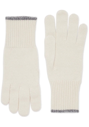 Brunello Cucinelli Knit gloves - Neutrals