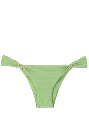 Lenny Niemeyer textured gathered bikini bottoms - Green
