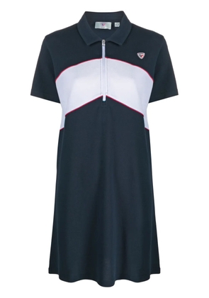 Rossignol short-sleeve polo dress - Blue