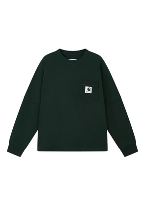 sacai x Carhartt WIP cotton jersey T-shirt - Green