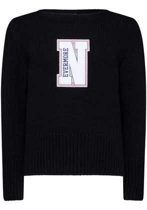 Thom Browne slogan-print sweater - Black