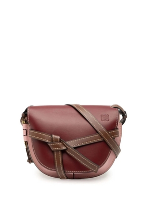 Loewe Pre-Owned 2010-2025 Small Tricolor Leather Gate crossbody bag - Red
