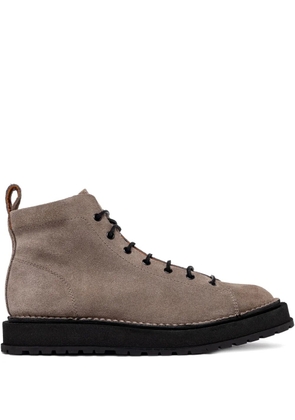 Buttero suede lace-up ankle boots - Neutrals