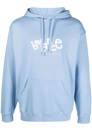 OBJECTS IV LIFE Balance graphic-print hoodie - Blue