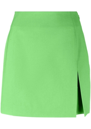 THE ANDAMANE side-slit miniskirt - Green