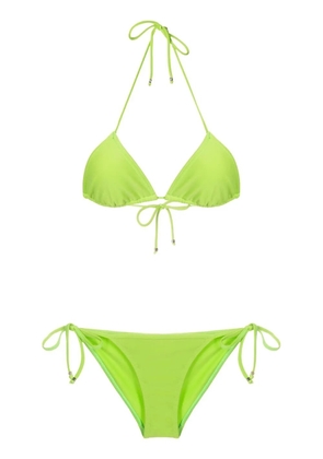 Amir Slama self-tie triangle bikini - Green