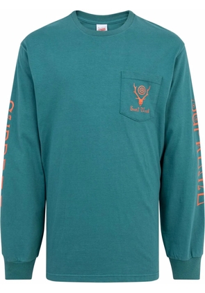 Supreme x South2 West8 long-sleeve T-shirt - Blue