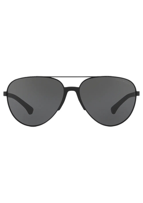 Emporio Armani aviator frame sunglasses - Black