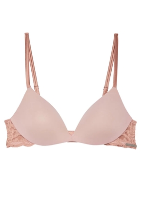 Fleur Du Mal Charlotte lace wireless push-up bra - Pink