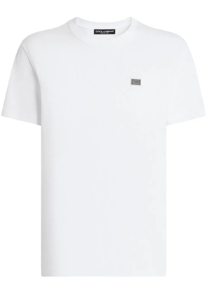 Dolce & Gabbana logo plaque T-shirt - White