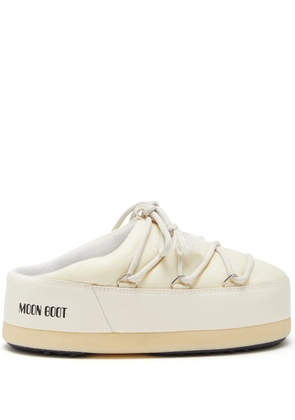 Moon Boot Icon logo-print slides - Neutrals