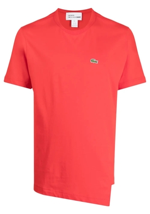 Comme Des Garçons Shirt logo-patch cotton T-shirt - Red