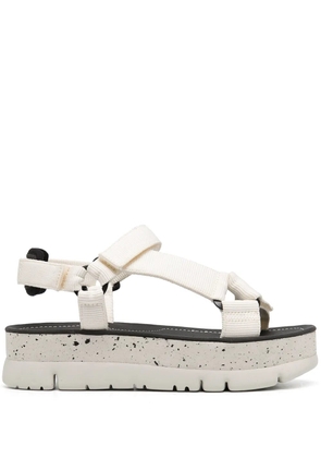 Camper Oruga Up platform sandals - White
