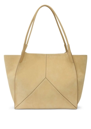Victoria Beckham suede panel tote bag - Neutrals