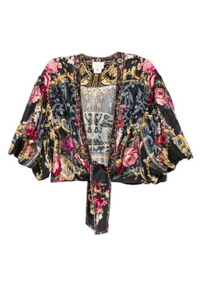 Camilla silk blouse - Black