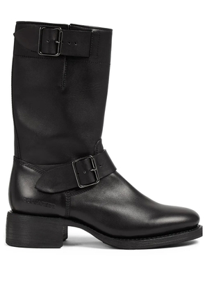 DSQUARED2 logo-debossed leather boots - Black