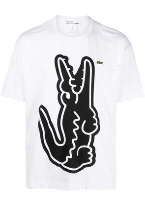 Comme Des Garçons Shirt logo-print cotton T-shirt - White