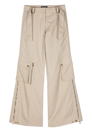 Dolce & Gabbana Pre-Owned 2000s wide-leg trousers - Neutrals