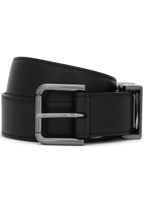 Dolce & Gabbana DG-logo leather belt - Black